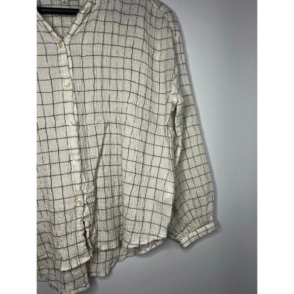 Madewell Meadow Shirt in Windowpane Size XS - Picture 3 of 6